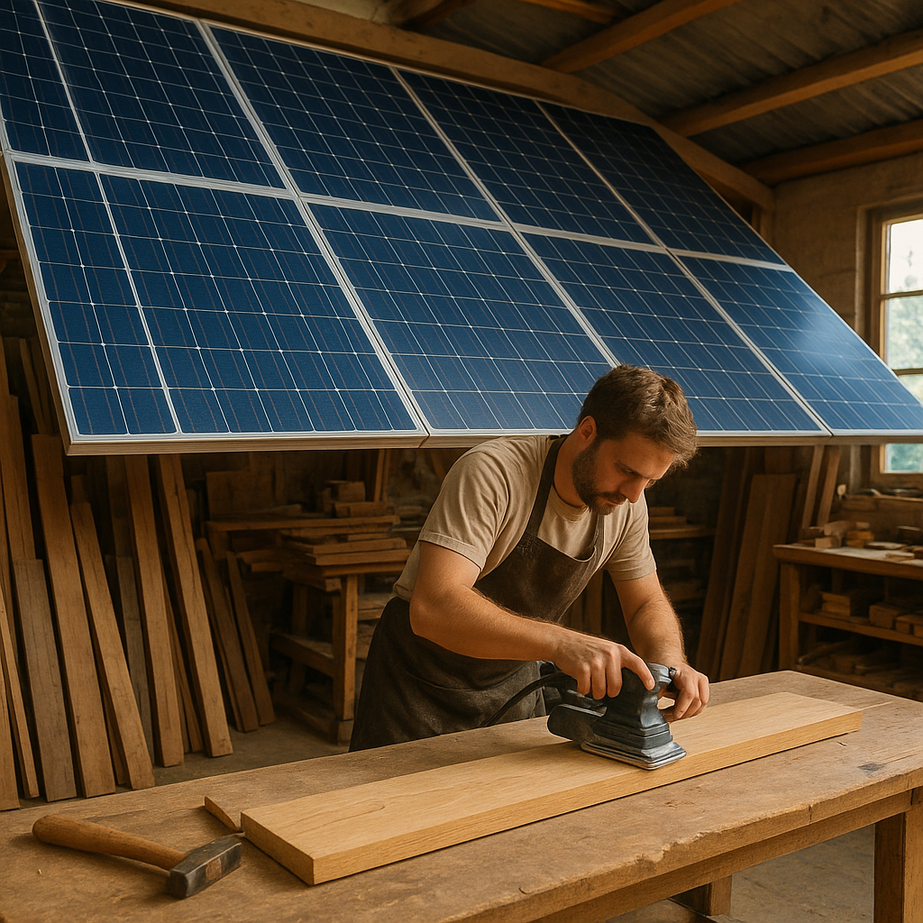Czy techniki solarne da się wykorzystać w stolarni ?