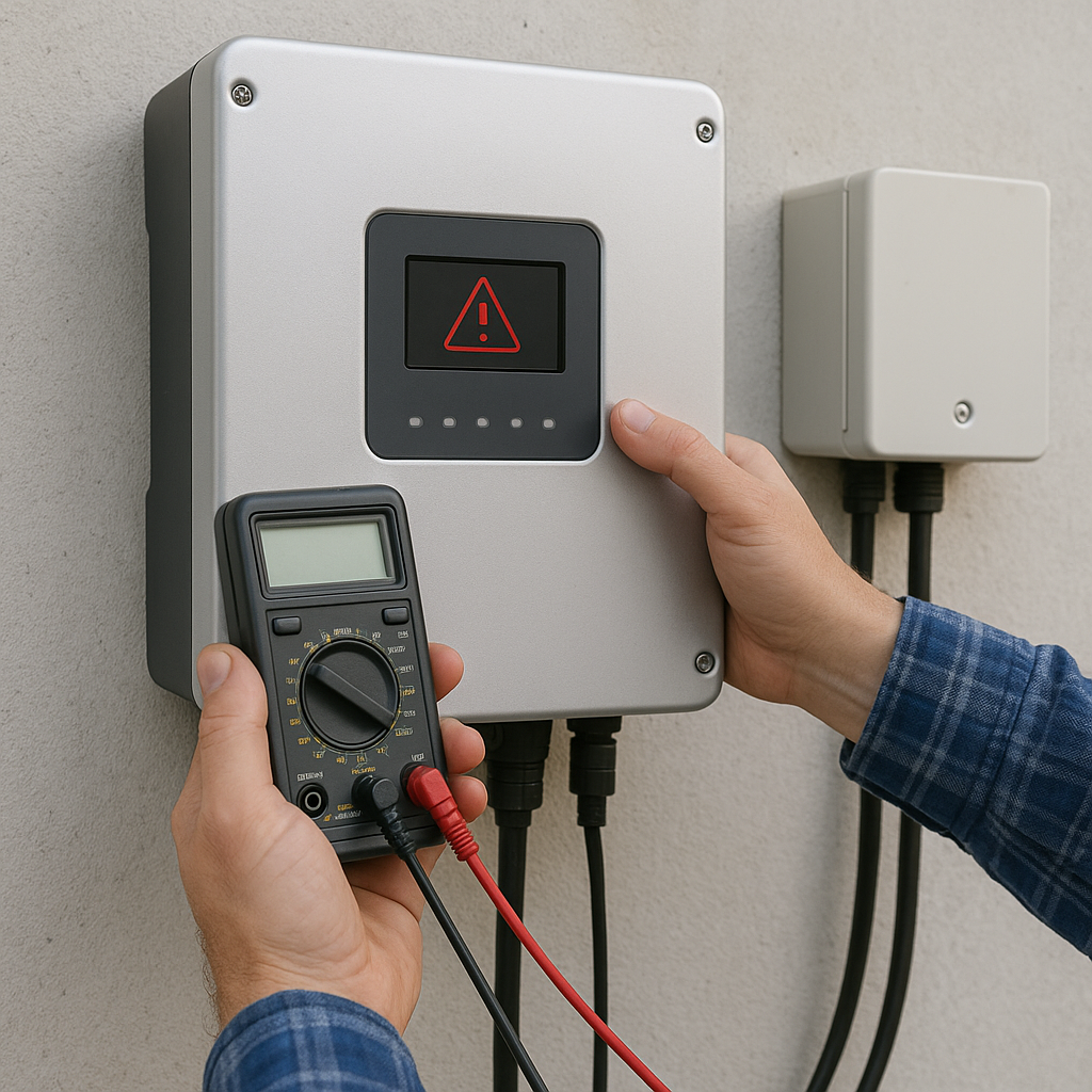 Co zrobić, gdy falownik pokazuje błąd – najczęstsze usterki i ich rozwiązania