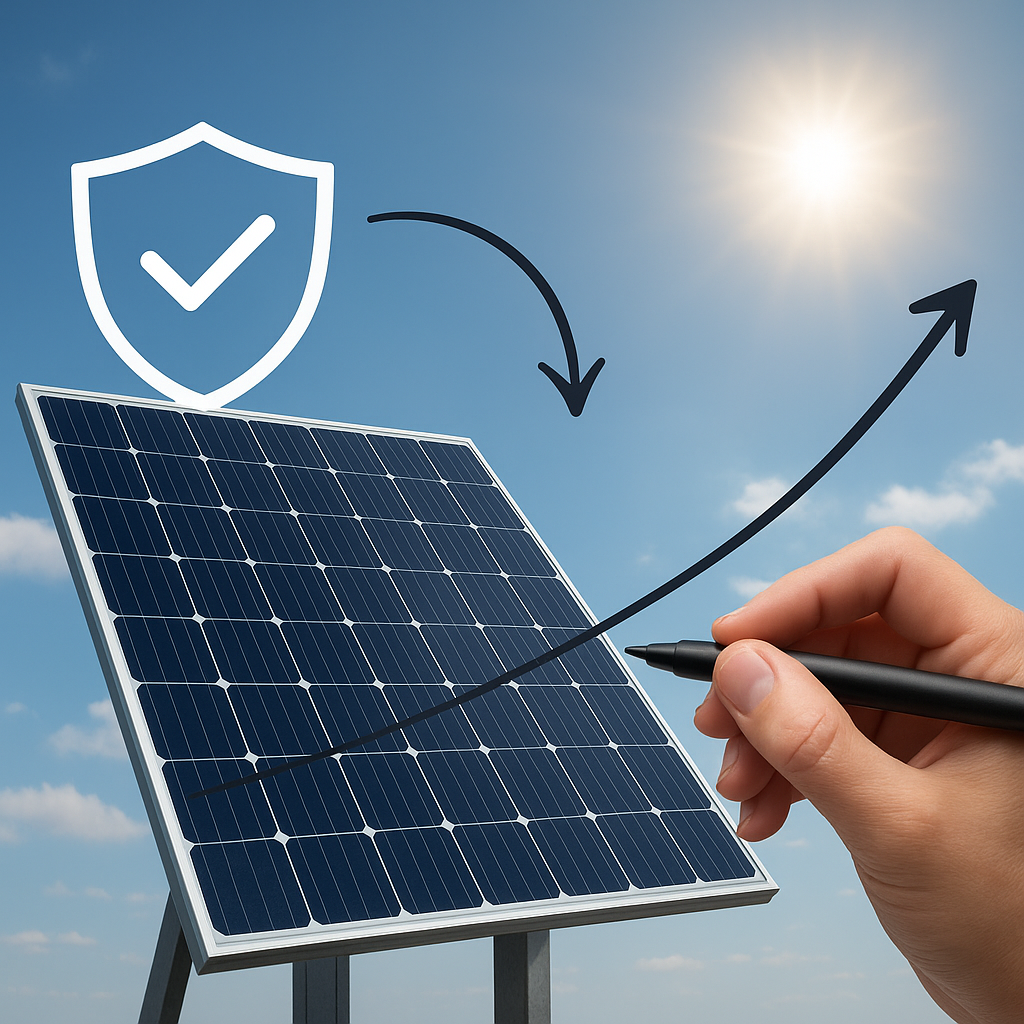 Jak działa gwarancja mocy na panele fotowoltaiczne