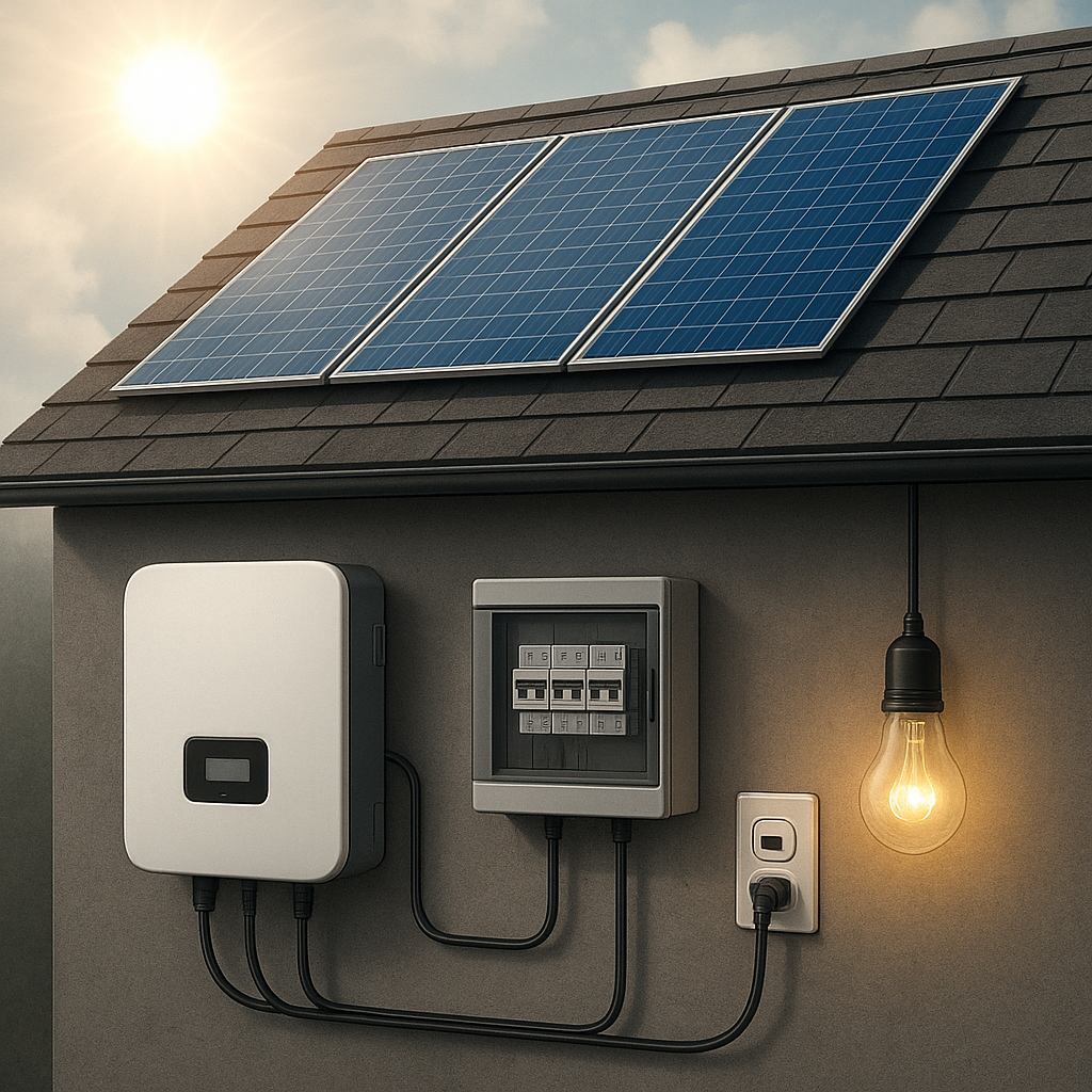 Jak działa instalacja PV w czasie awarii prądu