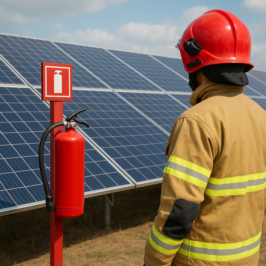 Jakie są wymagania dotyczące bezpieczeństwa przeciwpożarowego instalacji PV