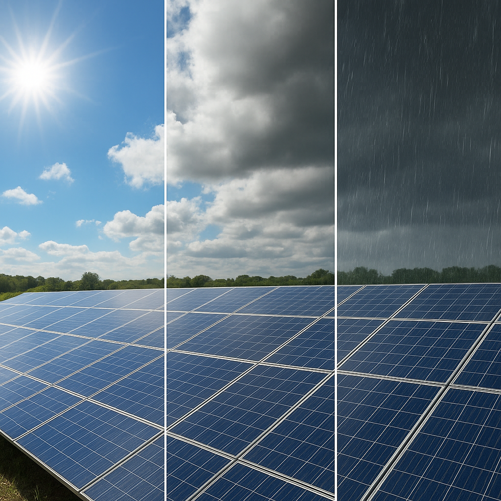 Jak pogoda wpływa na produkcję energii z paneli PV