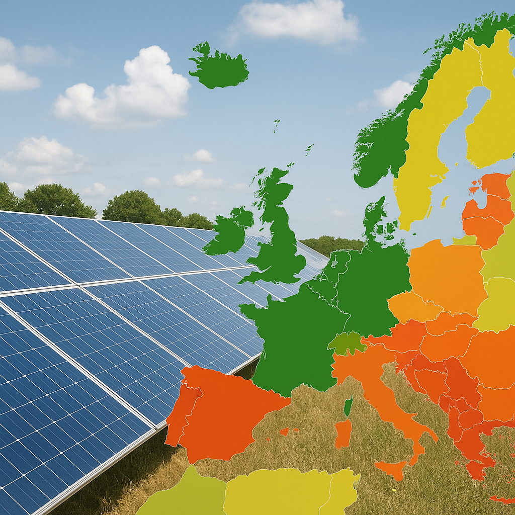 Jak wygląda rynek fotowoltaiki w Europie – porównanie krajów