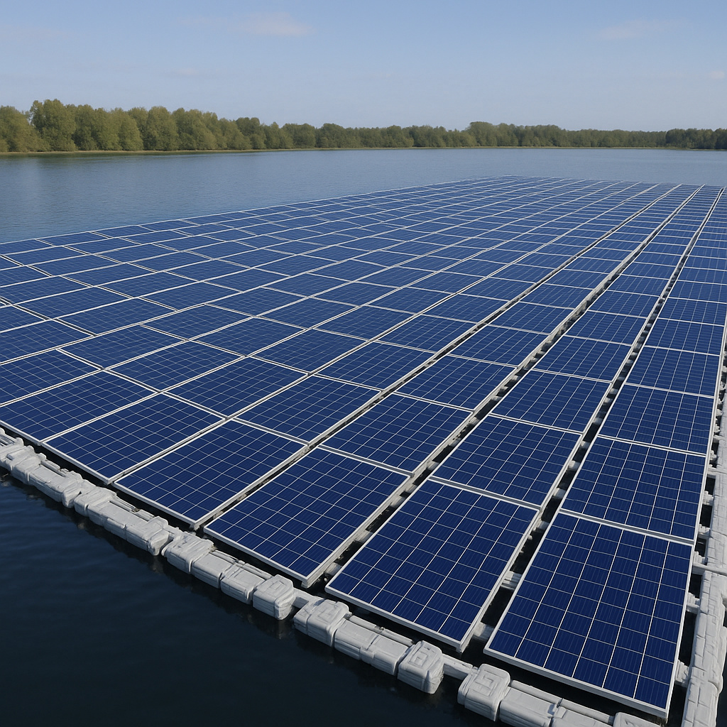 Jak działa fotowoltaika na wodzie – floating PV