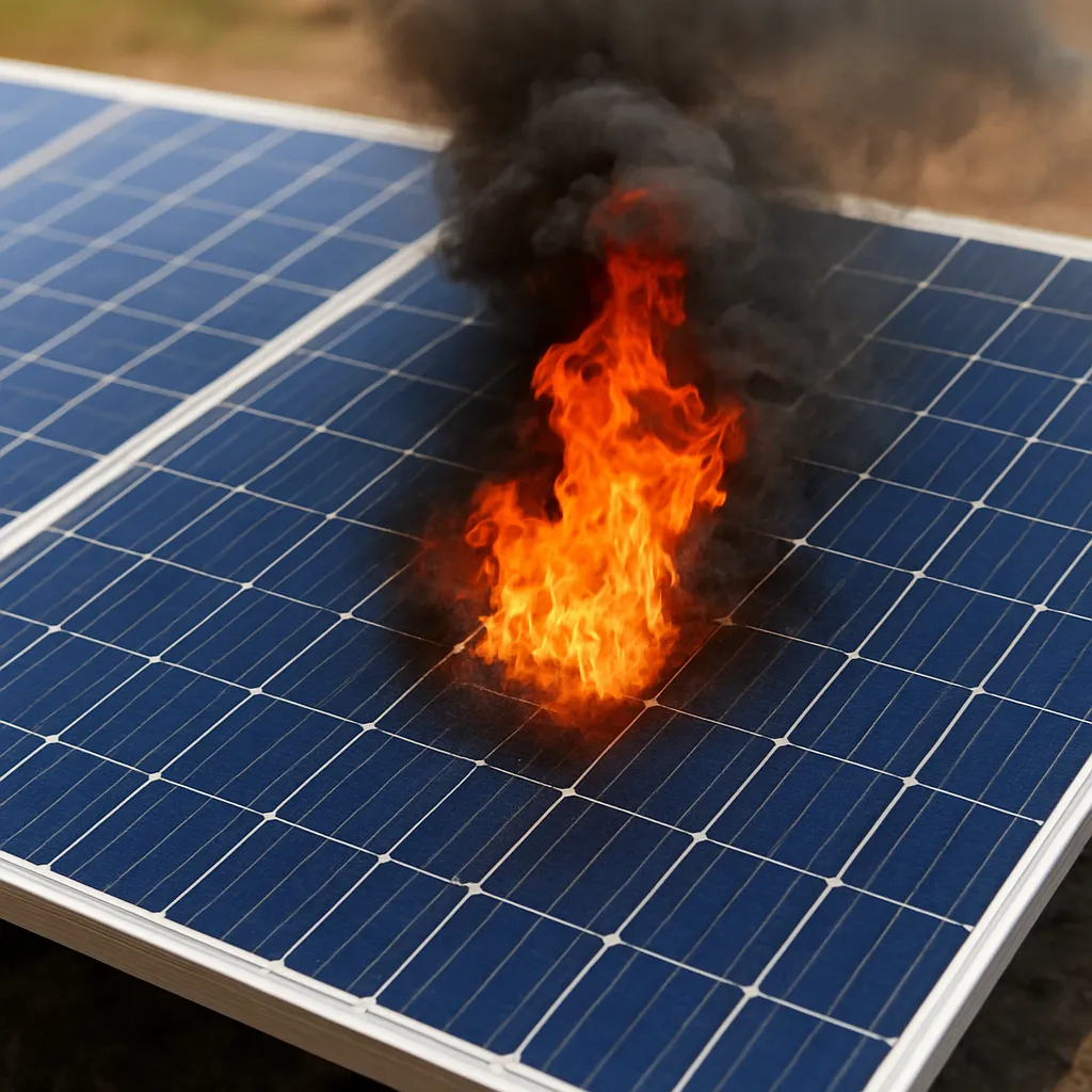 Czy panele fotowoltaiczne mogą się przegrzewać